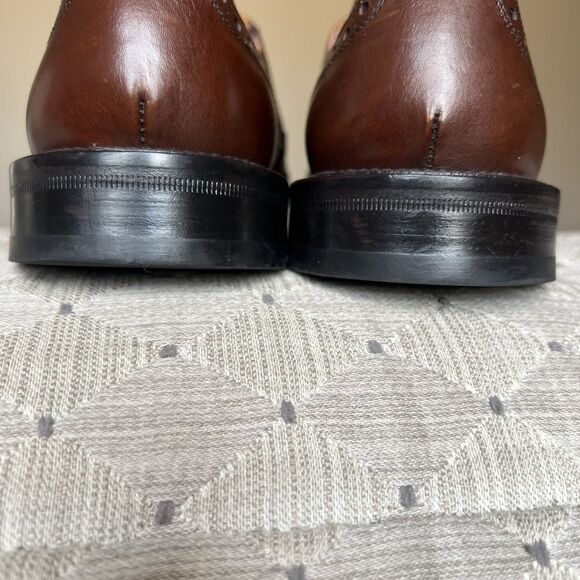Mezlan Brown Leather Wingtip Dress Oxford Shoes Men\'s 9.5 Work Business Designer main image 15
